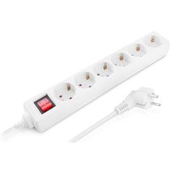 Сетевой фильтр питания REAL-EL RS-6 Protect M 5m, white Фото 6
