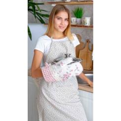 Фартук Прованс Bella Серый витраж Фото 2