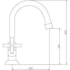 Смеситель Kroner Aller-C010 Фото 5