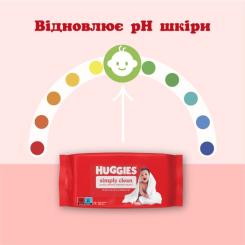 Детские влажные салфетки Huggies Simply Clean 72 шт Фото 3