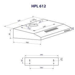 Вытяжка кухонная Minola HPL 612 WH Фото 10