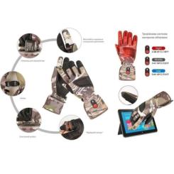 Перчатки с подогревом 2E Hunter Camo XL Фото 11