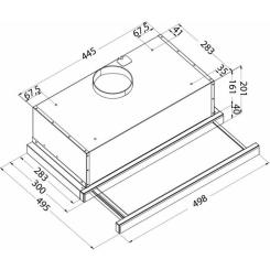 Вытяжка кухонная Pyramida ATH 50 (400) IX Фото 8