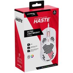 Мышка HyperX Pulsefire Haste White-Pink Фото 8