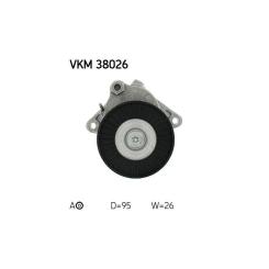 Натяжитель ремня с роликом SKF VKM 38026 Фото 2
