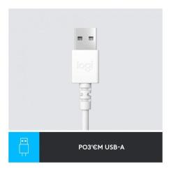 Наушники Logitech H390 USB White Фото 4