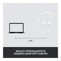 Наушники Logitech H390 USB White Фото 7