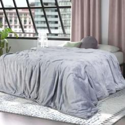 Плед Ярослав Флис серый 200х145 Фото 1