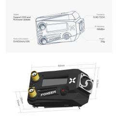 Видеоприемник (VRX) Foxeer WildFire 5.8GHz 72CH Black Фото 1