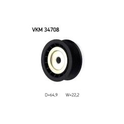 Ролик натяжителя ремня SKF VKM 34708 Фото 1