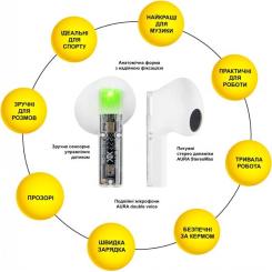 Наушники AURA 6 White Фото 1