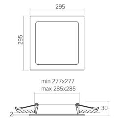 Светильник Videx LED 26W 5000K Фото 3