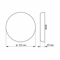 Светильник Videx LED 33W 4100K Фото 1
