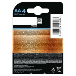 Батарейка Duracell Optimum AA лужні 4 шт. в упаковці Фото 2
