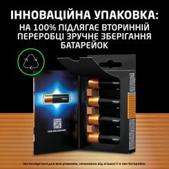 Батарейка Duracell Optimum AA лужні 4 шт. в упаковці Фото 5