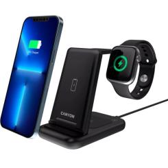 Зарядное устройство Canyon WS- 304 Foldable 3in1 Wireless charger Фото 5