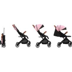 Коляска MoMi Estelle Love Black-Pink Фото 2