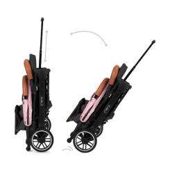 Коляска MoMi Estelle Love Black-Pink Фото 3