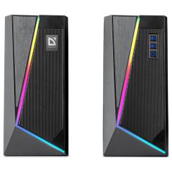 Акустическая система Defender Solar 3 Bluetooth Light USB Black Фото 1