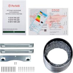 Вытяжка кухонная Perfelli K 5210 WH 700 LED Фото 9