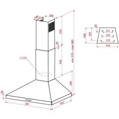 Вытяжка кухонная Perfelli K 6402 SG 850 LED Фото 10