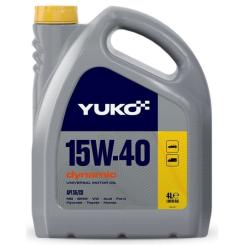 Моторное масло Yuko DYNAMIC 15W-40 4л Фото