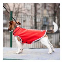 Жилет для животных Pet Fashion FLEECY" М червоно-сірий Фото 1