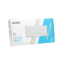 Клавиатура A4Tech FBX51C Wireless/Bluetooth White Фото 7