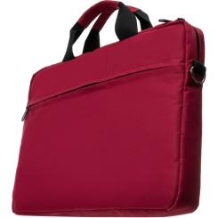Сумка для ноутбука Vinga 15.6" NB1502 Burgundy, white print Фото 2