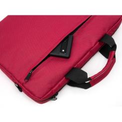 Сумка для ноутбука Vinga 15.6" NB1502 Burgundy, white print Фото 5