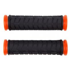 Грипсы Bravvos L122 мм FL-424 Black/Orange Фото
