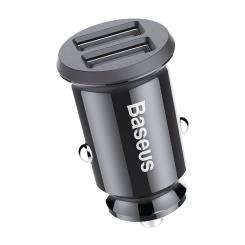 Зарядное устройство Baseus Grain Car Charger USB-A Black Фото 2