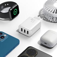 Зарядное устройство Baseus White Фото 6