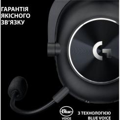 Наушники Logitech G Pro X 2 Lightspeed Wireless Black Фото 6