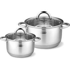 Набор посуды Bravo Chef 1.9 л 3.6 л Фото