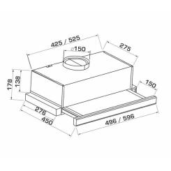 Вытяжка кухонная GRANADO Telde 603-700 white Фото 7