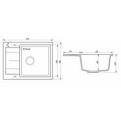 Мойка кухонная GRANADO LINARES terra Фото 6