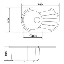 Мойка кухонная GRANADO MURCIA ivory Фото 5