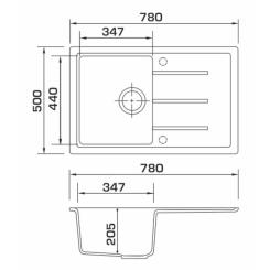 Мойка кухонная GRANADO TOLEDO terra Фото 7