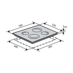 Варочная поверхность Ventolux HI 64 TC Фото 5