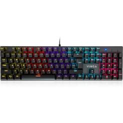 Клавиатура Vinga KBGM-101 LED Red Switch USB Black Фото