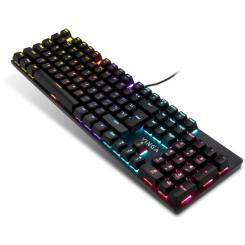 Клавиатура Vinga KBGM-101 LED Red Switch USB Black Фото 1