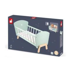 Игровой набор Janod Кроватка для куклы мятная Фото 3