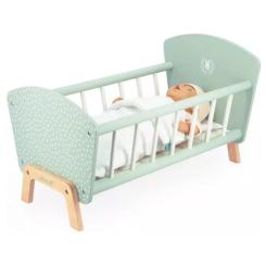 Игровой набор Janod Кроватка для куклы мятная Фото 4