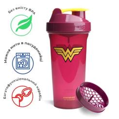 Шейкер спортивный SmartShake Lite 800ml DC Wonderwoman Фото 4