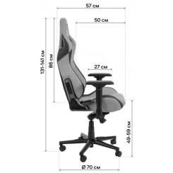 Кресло игровое GT Racer X-8005 Dark Gray/Black Фото 10