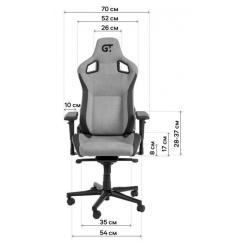 Кресло игровое GT Racer X-8005 Dark Gray/Black Фото 11