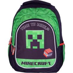 Рюкзак школьный Minecraft AB300 Time to mine 42х30х19 см Фото