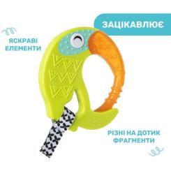 Прорезыватель Chicco Тукан Салатовий Фото 4