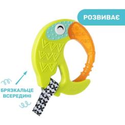 Прорезыватель Chicco Тукан Салатовий Фото 5